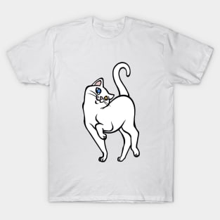 Begging for Pettings--Odd-Eyed Cat Style T-Shirt